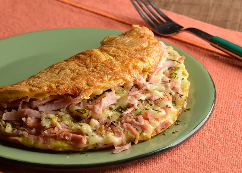 Omelete Tostada