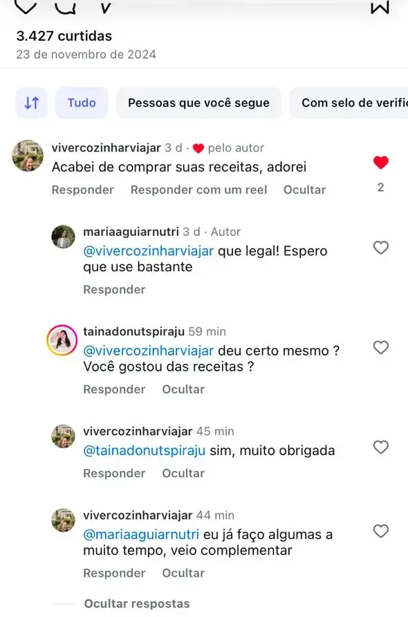 Avaliação de cliente 1